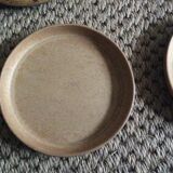 Set of 9 stoneware plates