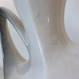 Enamel ceramic vase
