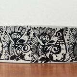 Modern Danish Flora bowl from the mid-century by Bjørn Wiinblad for Nymölle, Denmark, 1960s.