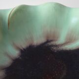 Flower-shaped sandstone dish