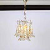 Murano glass chandelier designed by Carlo Nason for Mazzega, 1970s.