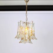 Murano glass chandelier designed by Carlo Nason for Mazzega, 1970s.