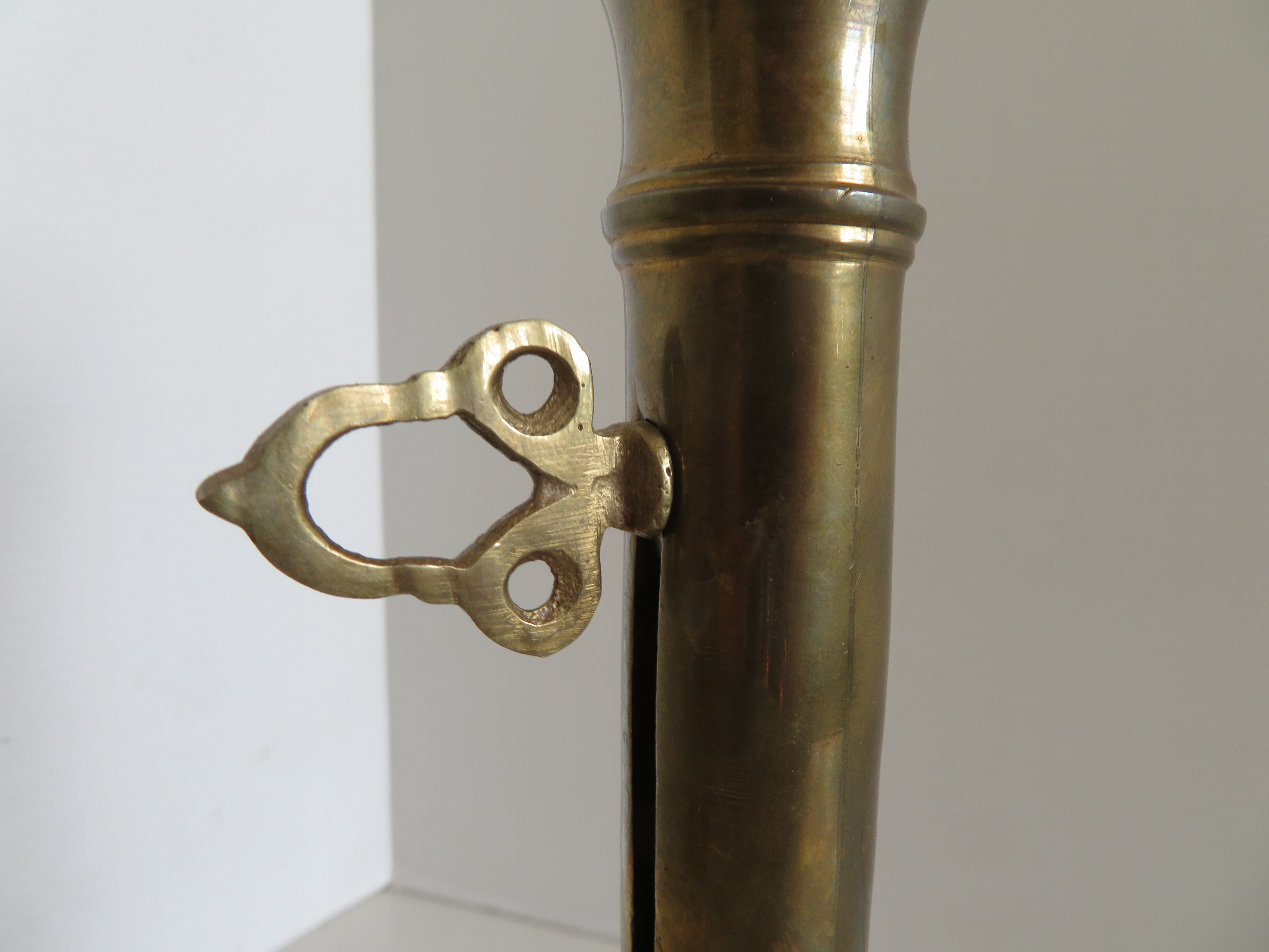Brass candlesticks