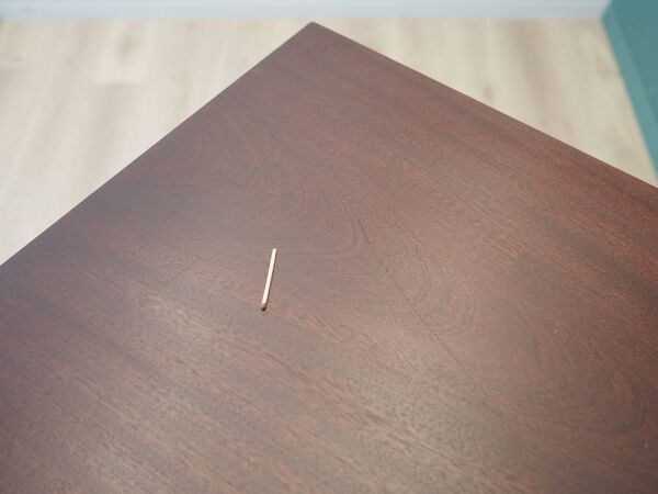 Bibliothèque en acajou, design suédois, années 1960, production : Ulferts