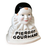 Vintage Pierrot gourmand double-sided lollipop display
