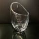 Christofle, asymmetrical glass vase