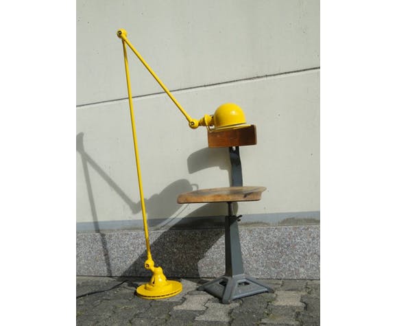 Jieldé lamp yellow 2 arms of Jean Louis Domecq