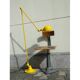 Lampe Jielde  jaune 2 bras de Jean Louis Domecq