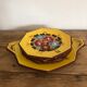 5 assiettes Longwy et un plat