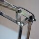 Articulated architect lamp with vintage clip, 90s, chrome metal