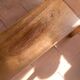 Petite console en noyer epoque art deco