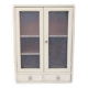 Meuble vitrine murale armoire en bois  50’s