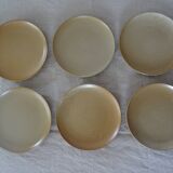6 flat plates Grès Village CNP France