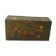 Large antique trunk hand-painted décor