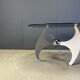 Luciano Campanini “Helix” adjustable dining or coffee table, 1970s