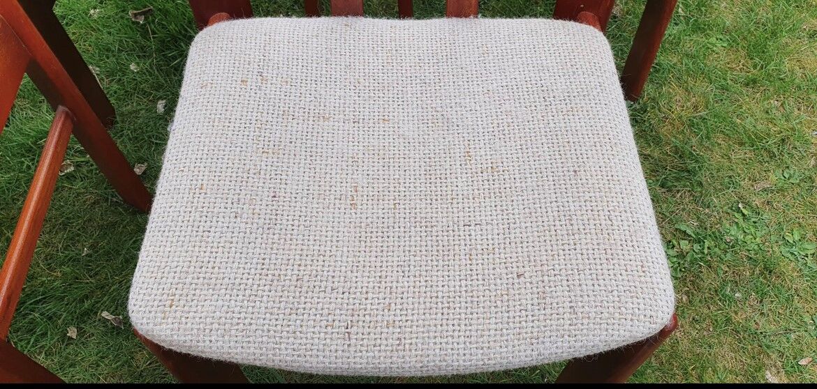 Set of 6 chairs in solid teak Roche Bobois 1960/1970