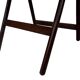 Vintage wooden folding chair with webbing seat 60s minimalist design