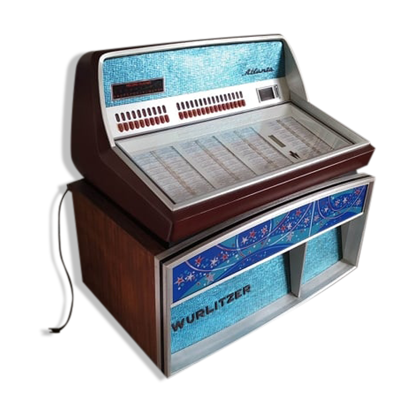 Jukebox wurlitzer model atlanta stereo of 1972 revised+teleorder and compile 80