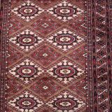 Tapis vintage afghan Ersari fait main en laine – 123 x 183 cm