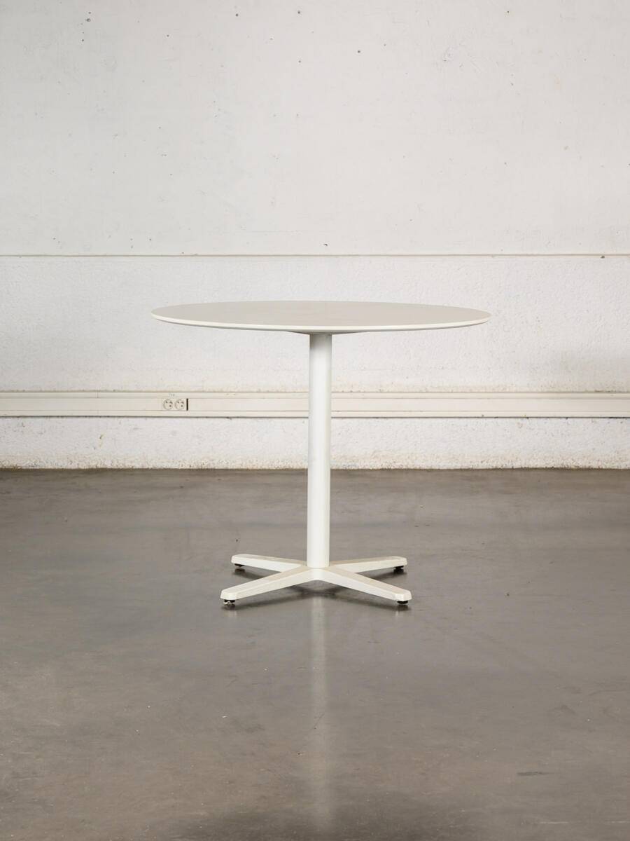 Table ronde blanche
