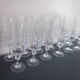 12 crystal champagne flutes