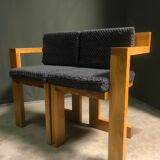 2 x Rietveld 'Steltman' chairs