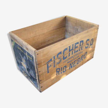 Old FISCHER S A wooden case.