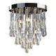 Contemporary Murano Glass Sputnik Chandelier Flush Mount, Mazzega Style