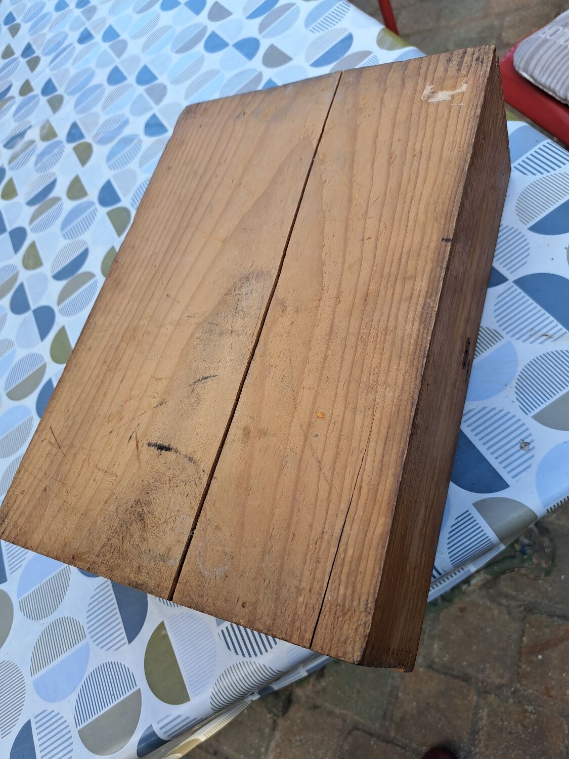 Old wooden construction toy