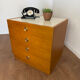 Caisson de bureau vintage à roulettes – 4 tiroirs