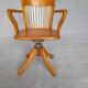 Fauteuil de bureau tournant dit américain d'époque 1940