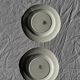Set of 2 dessert plates with gold trim Gien Quimper D19