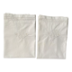 Pair of antique MM embroidered pillowcases