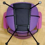 302 ARMCHAIR, HW GISPEN for Kembo, Midcentury shape with bright Memphis colors! 1 of 2