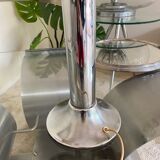 All-chrome designer lamp circa 1970