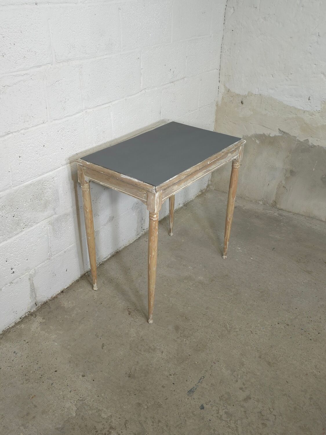 Upcycled antique side table