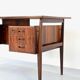 Bureau de direction danois du milieu du siècle en superbe palissandre. Vintage / Moderne / R