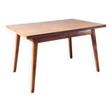 MCM Dutch Design Extendable Dining Table attributed to Cor Alons for Gouda Den Boer, 1950s