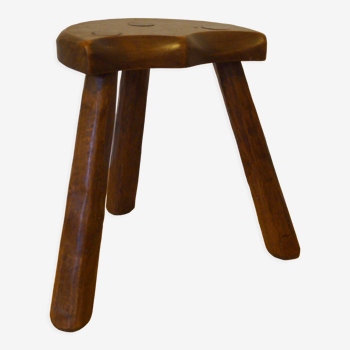 Brutalist design tripod stool