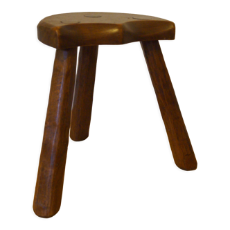 Tabouret tripode design brutaliste