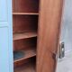 Parisian Art Deco armoire with beveled mirror and painted decoration