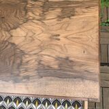 Art Deco chest of drawers in raw walnut burl