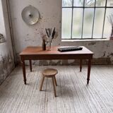 Turned leg cherry table 160cm