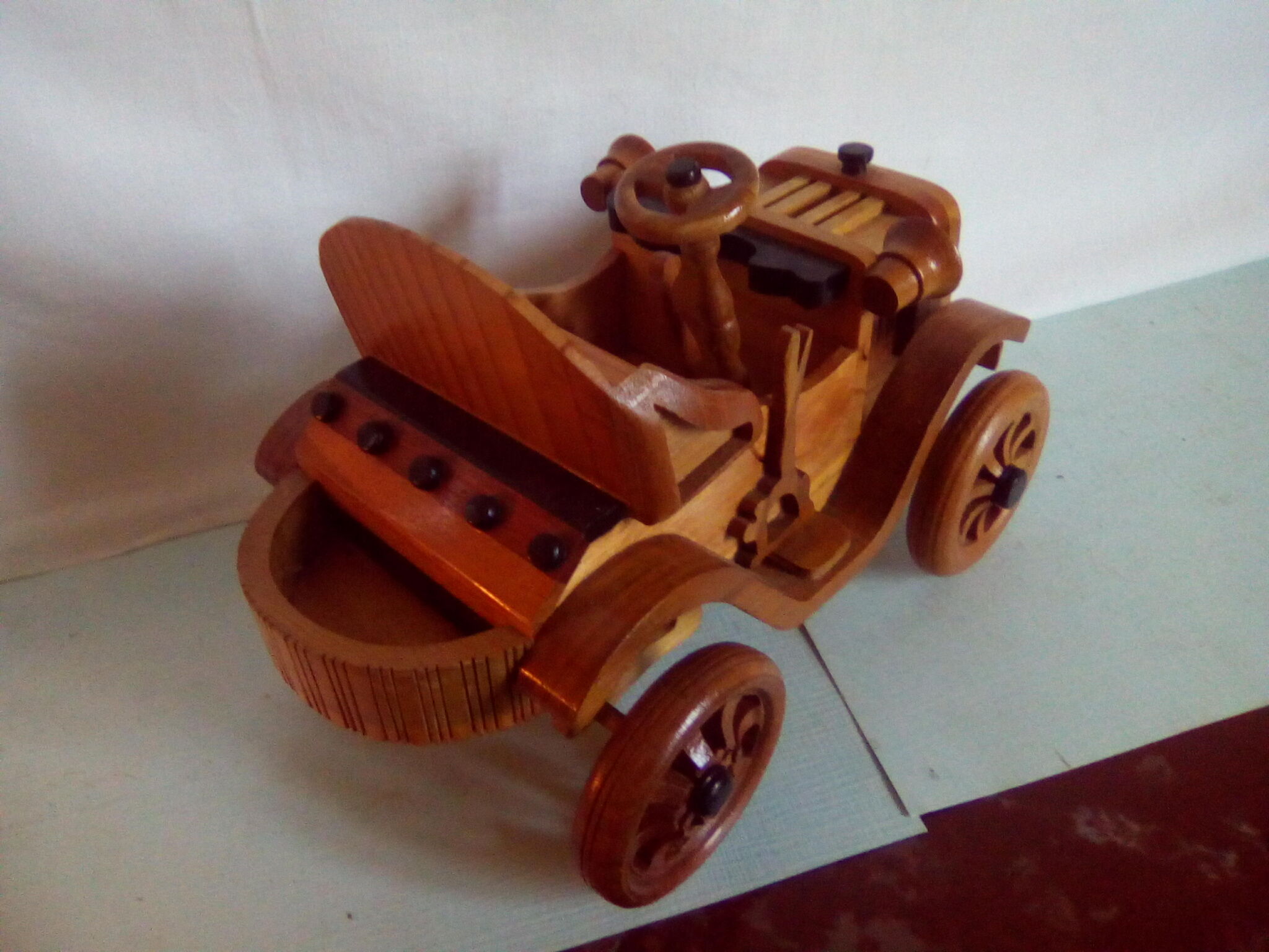 Old wooden car