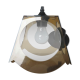 Suspension in smoked plexiglass 70s
