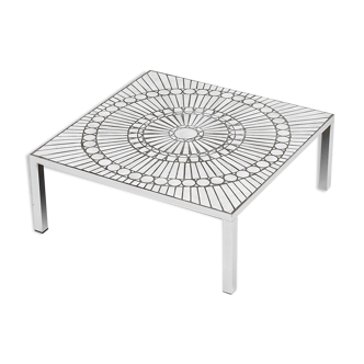 Table basse en céramique par Lutgart de Meyer