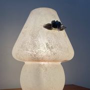 Mushroom lamp in Murano glass, made in the 60s-70s.