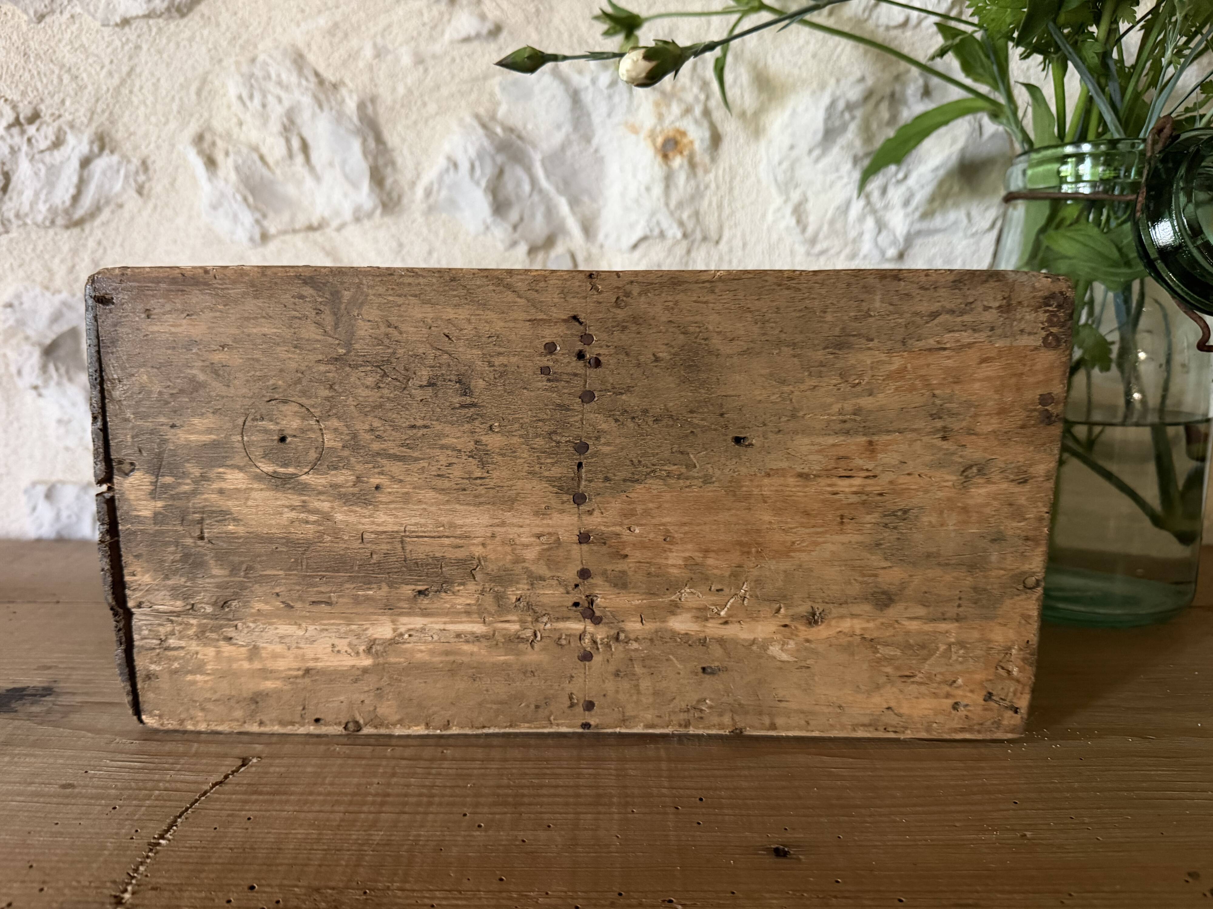 Wooden craft box