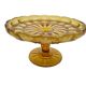 Cake bowl on stand from Ząbkowice Glassworks, 1970s