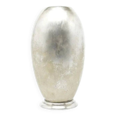 Vase Ikora, Art Déco, laiton argenté, WMF, Allemagne, années 1930
